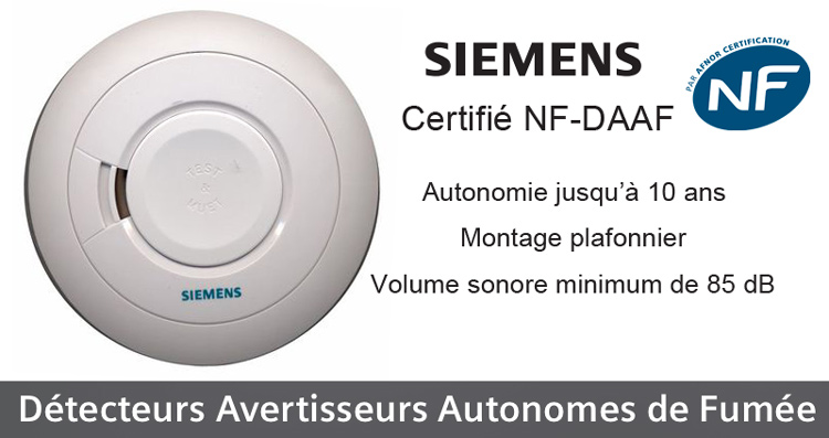 Détecteur de fumée Siemens Sidorex